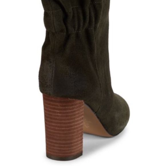 Charles by Charles David Barrie Olive Suede Boots - Picture 3 of 12